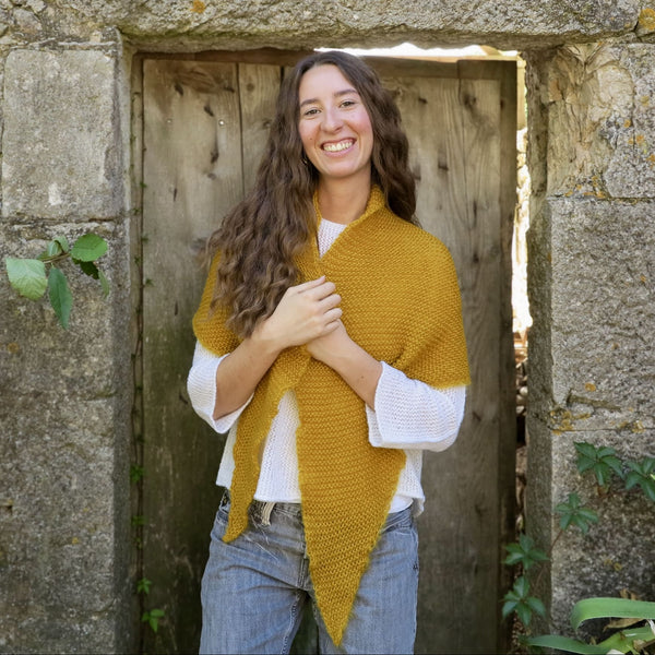 chale trendy mohair et soie
