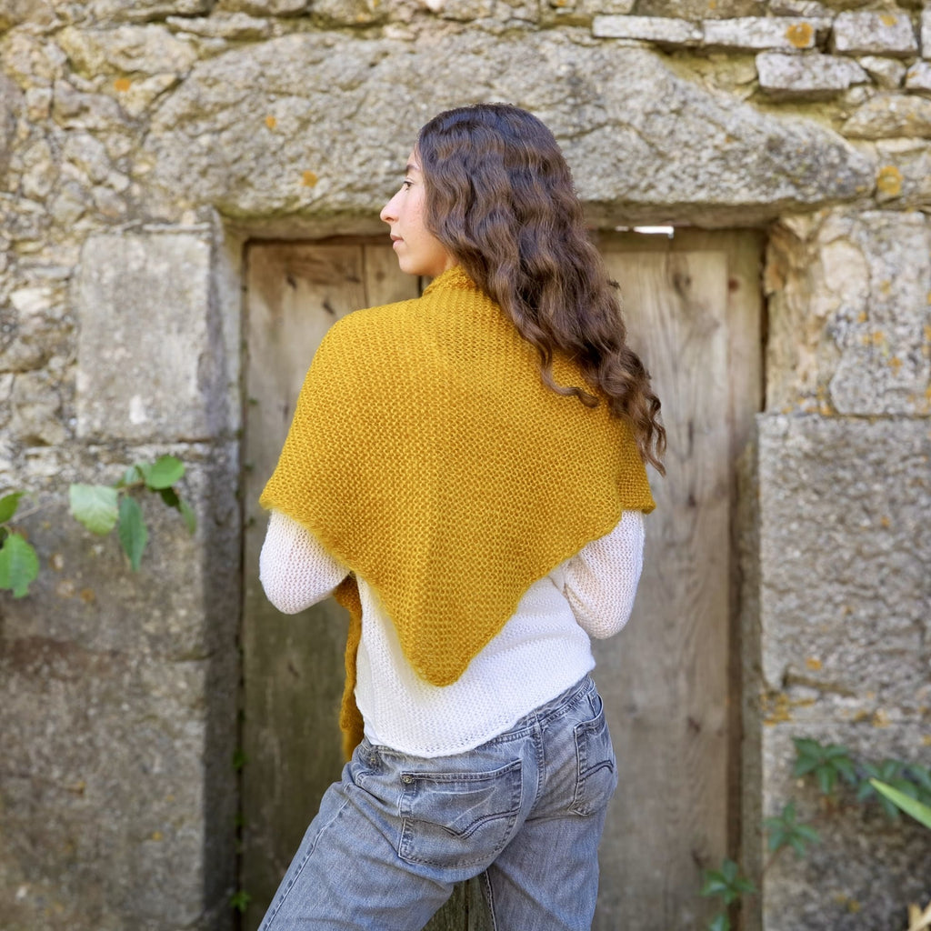 Chale trendy mohair et soie